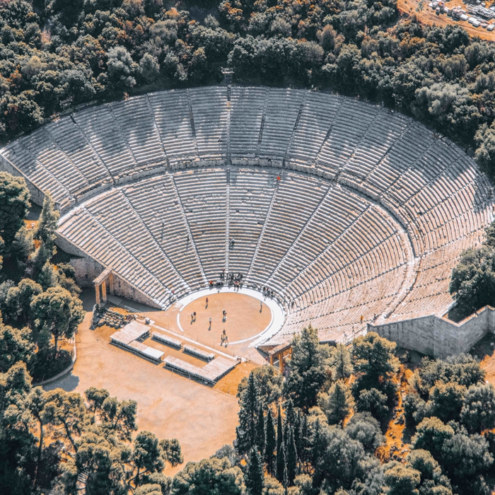El antiguo teatro de Epidauro 7